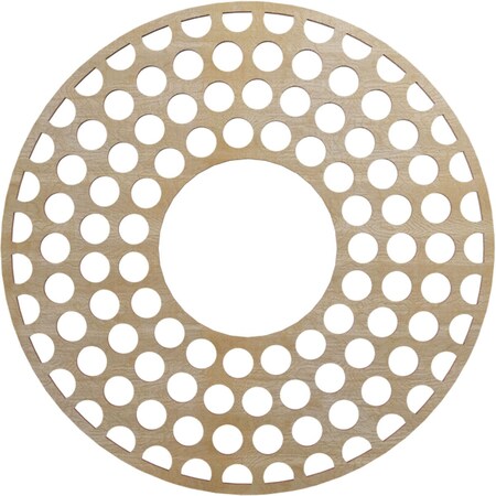 Ekena Millwork Fink Wood Fretwork Pierced Ceiling Medallion, Birch, 18"OD x 6 1/2"ID x 3/8"T CMWP18X18X0375FFBI
